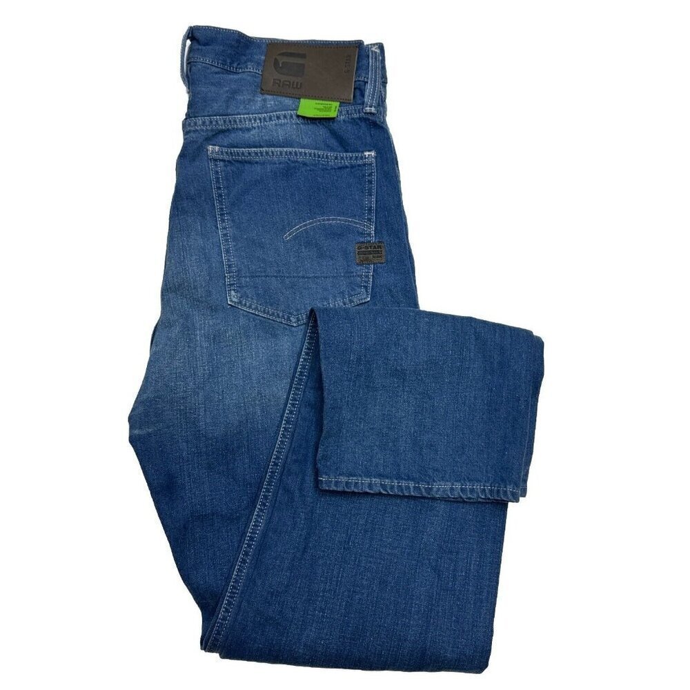 Men's G-Star Raw Type 49‎ Relaxed Straight Blue  Denim Jeans 29X32 Stretch